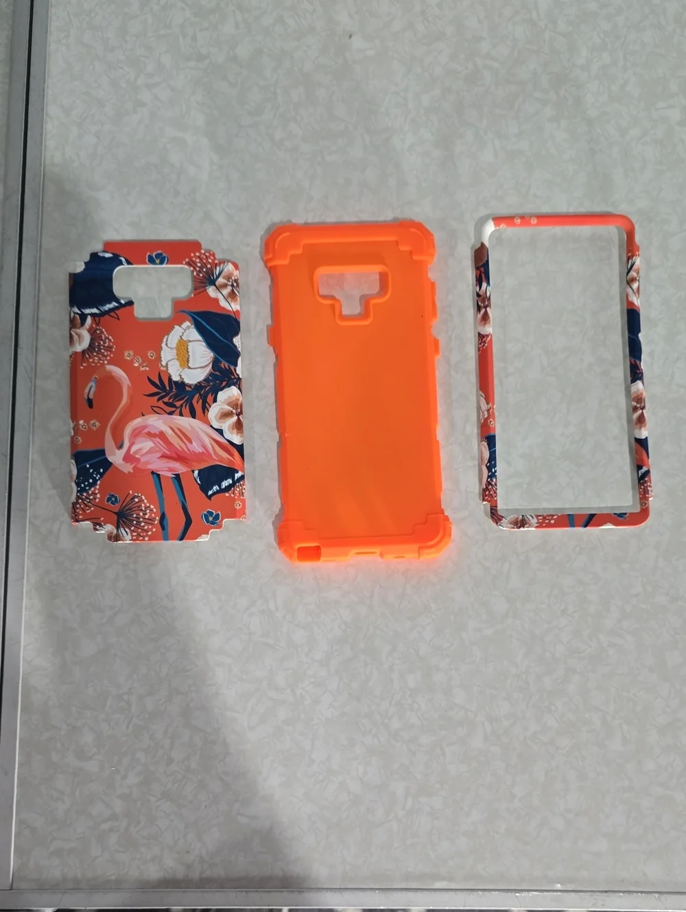 Orange Flamingo Protective Phone Case -‎ Decorative Design Samsung Galaxy Note 9